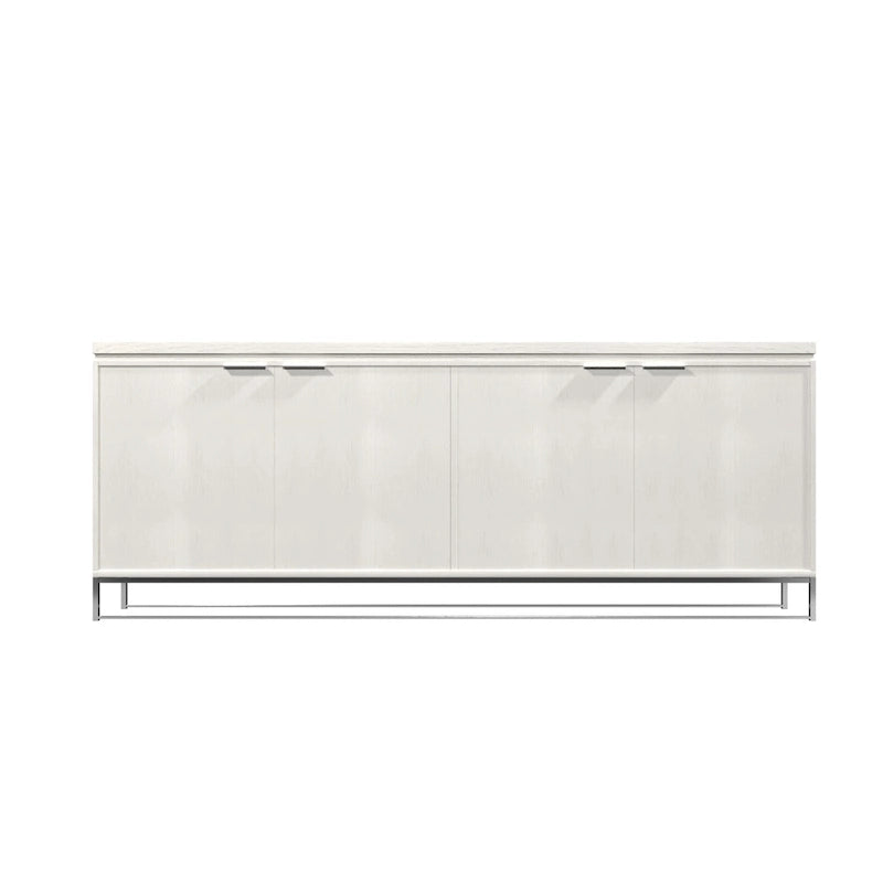 Mobile accentato in legno a 4 ante Clihome Furniture