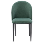 Nyla Upholstered Dining Chair With Black Legs, Set of 2