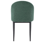 Nyla Upholstered Dining Chair With Black Legs, Set of 2