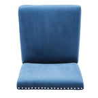 Balmforth Nailhead Velvet Upholstered Dining Chairs (Set of 2) by iNSPIRE Q Classic