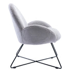 Corvus Rowen Modern Fleece Upholstered Accent Chair with Arm