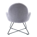 Corvus Rowen Modern Fleece Upholstered Accent Chair with Arm
