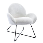 Corvus Rowen Modern Fleece Upholstered Accent Chair with Arm