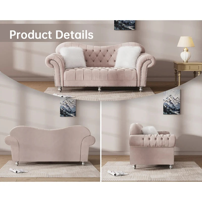 Luxury Classic America Chesterfield Tufted Back Sofa