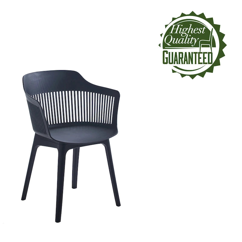 Porthos Home Palmer Dining Chairs Set of 2, Plastic Shell And Legs