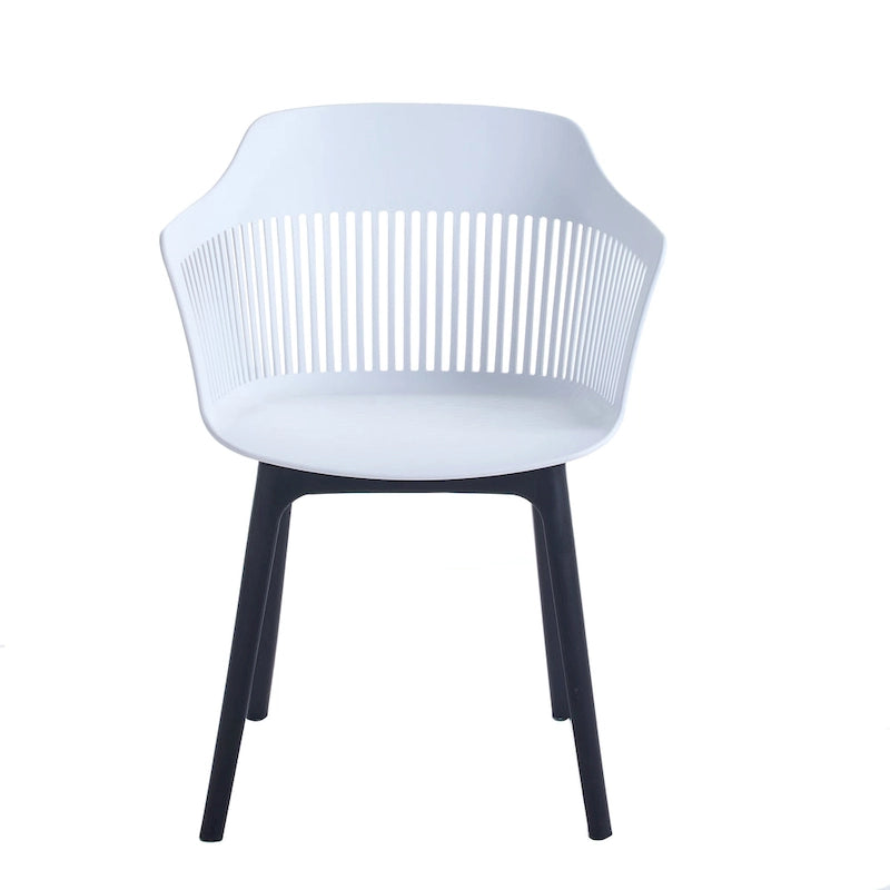 Porthos Home Palmer Dining Chairs Set of 2, Plastic Shell And Legs