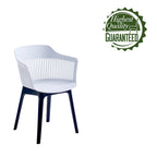 Porthos Home Palmer Dining Chairs Set of 2, Plastic Shell And Legs
