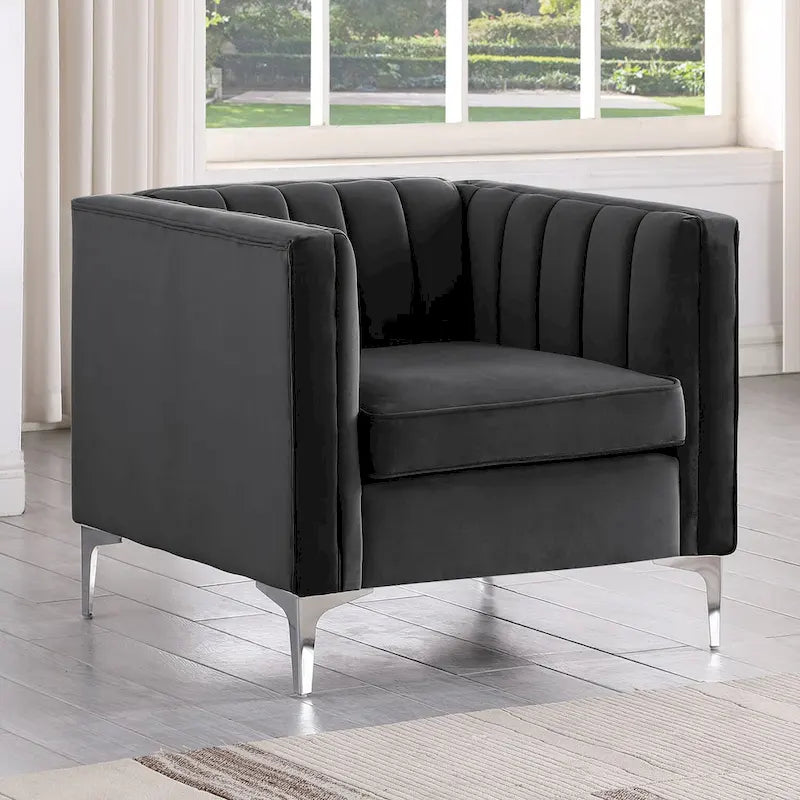 Morden Fort Living Room Furniture Sets Couches for Living Room, Chair, Couch and Sofa 3 Pieces, Fabric, Dutch Velvet