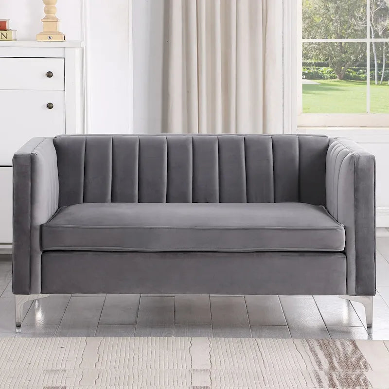 Morden Fort Living Room Furniture Sets Couches for Living Room, Chair, Couch and Sofa 3 Pieces, Fabric, Dutch Velvet