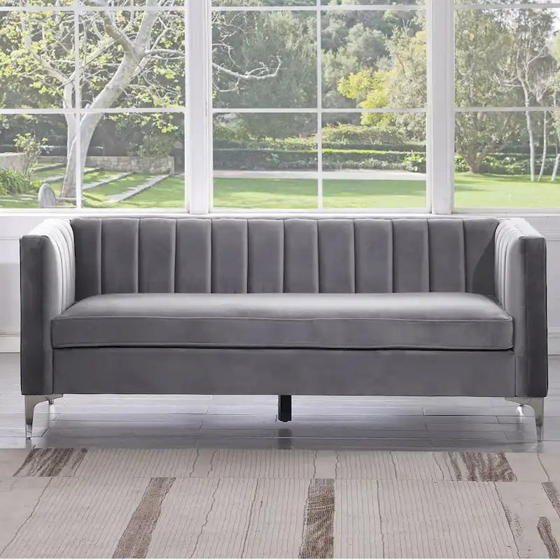Morden Fort Living Room Furniture Sets Couches for Living Room, Chair, Couch and Sofa 3 Pieces, Fabric, Dutch Velvet