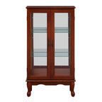 Curio Cabinet Lighted Curio Diapaly Cabinet with Adjustable Shelves
