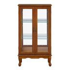 Curio Cabinet Lighted Curio Diapaly Cabinet with Adjustable Shelves