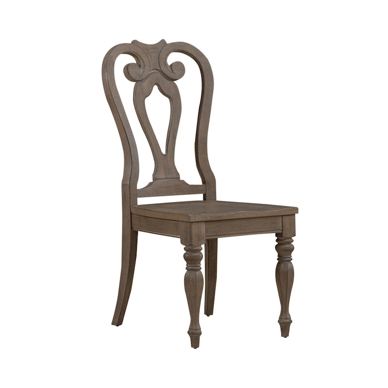 Magnolia Manor 5 Piece Pedestal Table Set