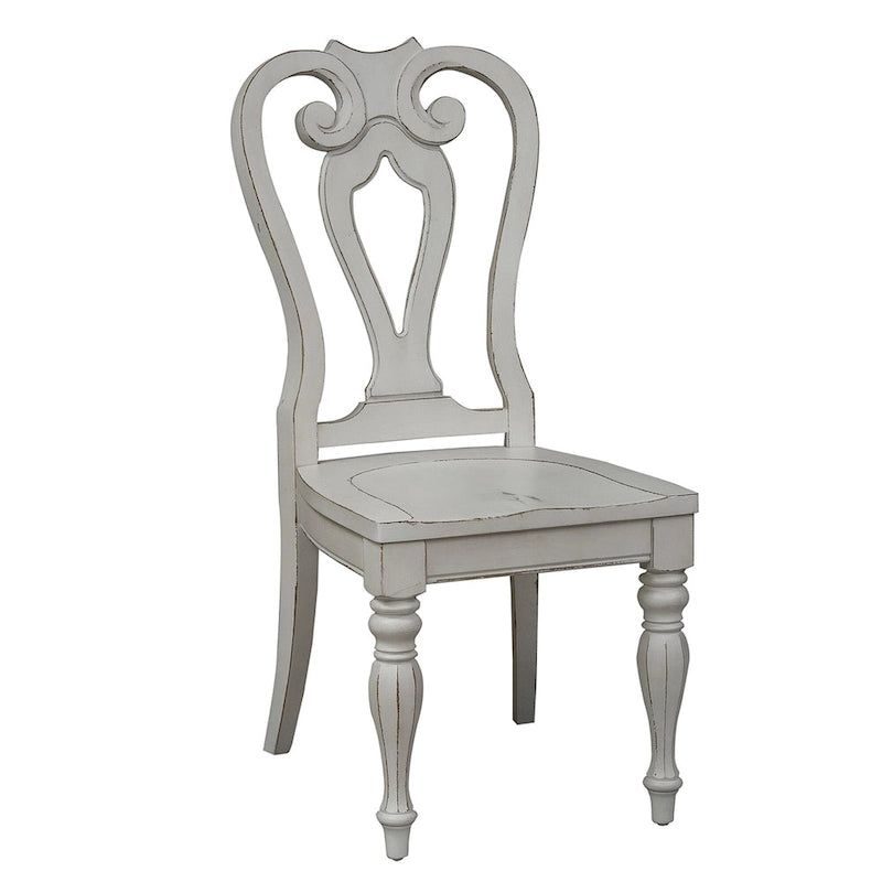 Magnolia Manor 5 Piece Pedestal Table Set