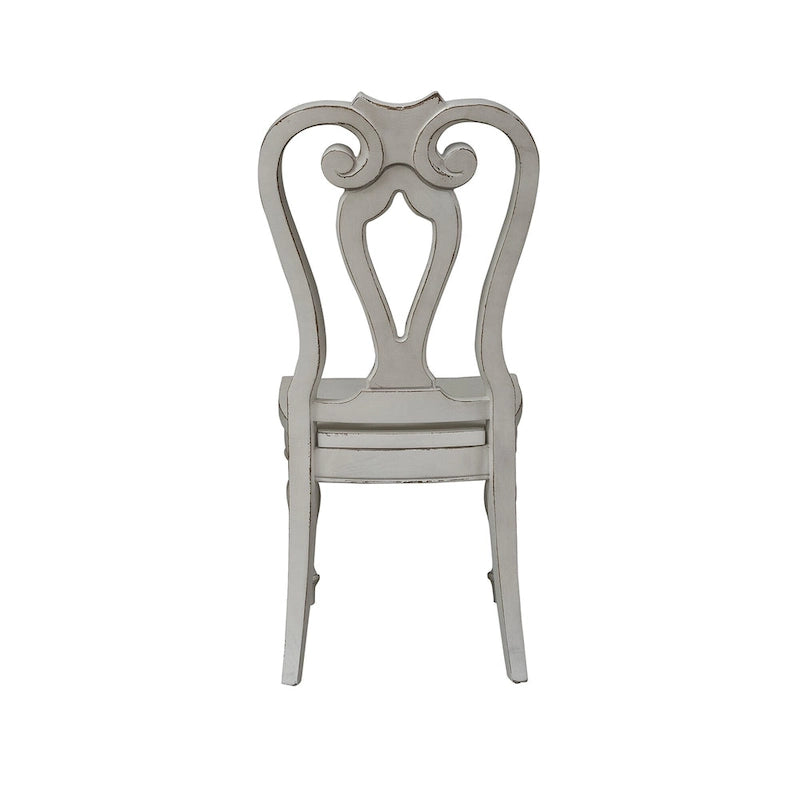 Magnolia Manor 5 Piece Pedestal Table Set