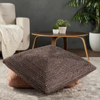 Pouf/Cuscino da pavimento Faxon in iuta testurizzata The Curated Nomad