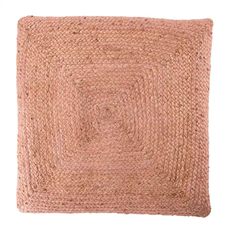 Pouf/Cuscino da pavimento Faxon in iuta testurizzata The Curated Nomad