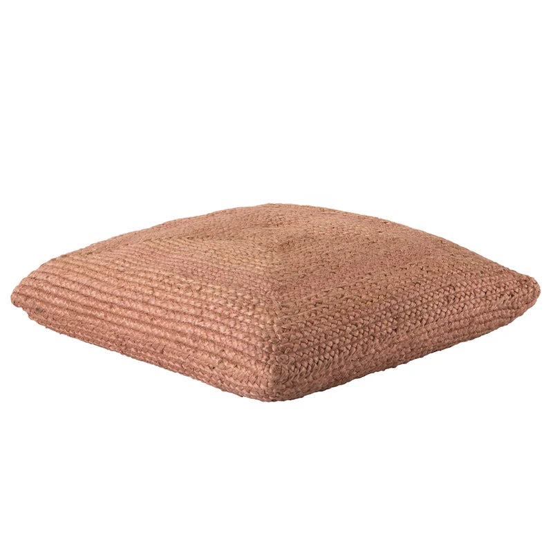 Pouf/Cuscino da pavimento Faxon in iuta testurizzata The Curated Nomad