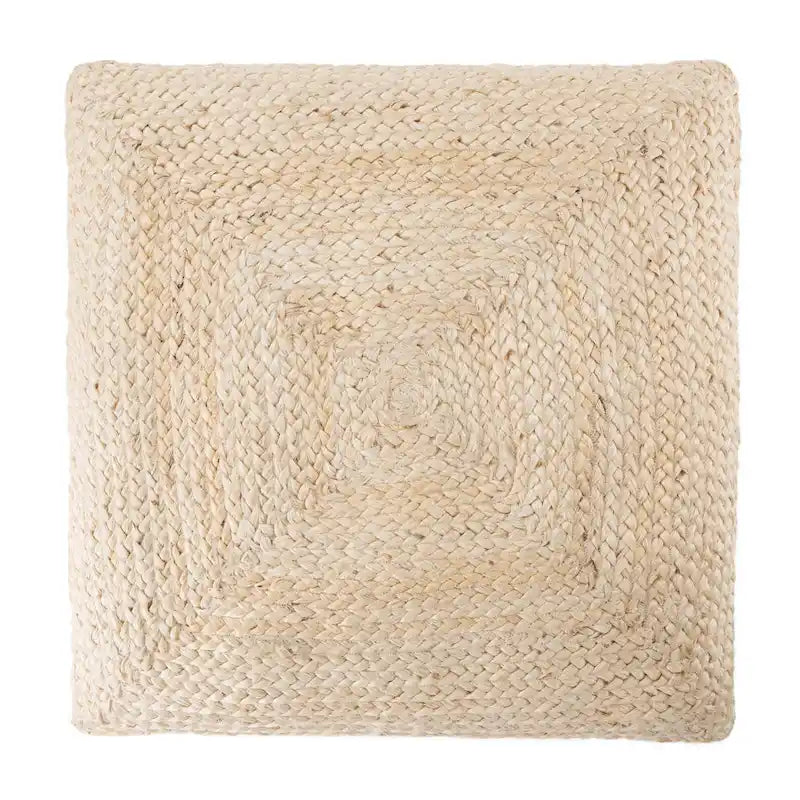 Pouf/Cuscino da pavimento Faxon in iuta testurizzata The Curated Nomad