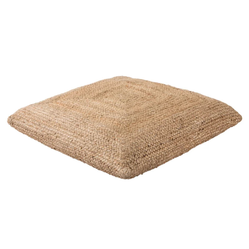 Pouf/Cuscino da pavimento Faxon in iuta testurizzata The Curated Nomad