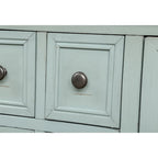 Credenza/Mobile Buffet in Stile Retrò, Tavolino Consolle in Legno con Ripiano Inferiore, Facile da Montare, per Soggiorno, Cucina, Ingresso
