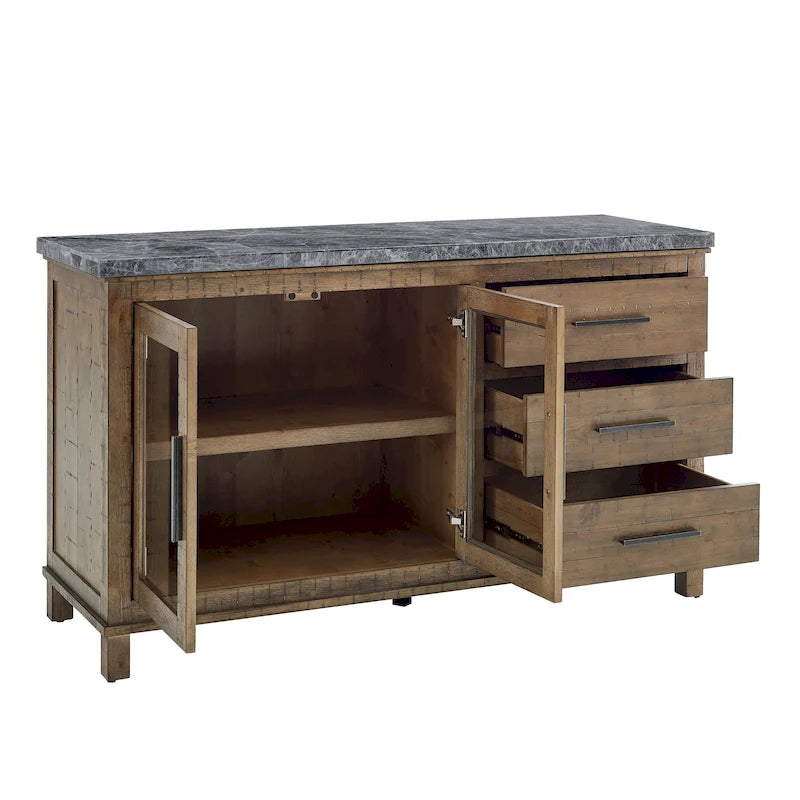 Steve Silver Marble Top Server