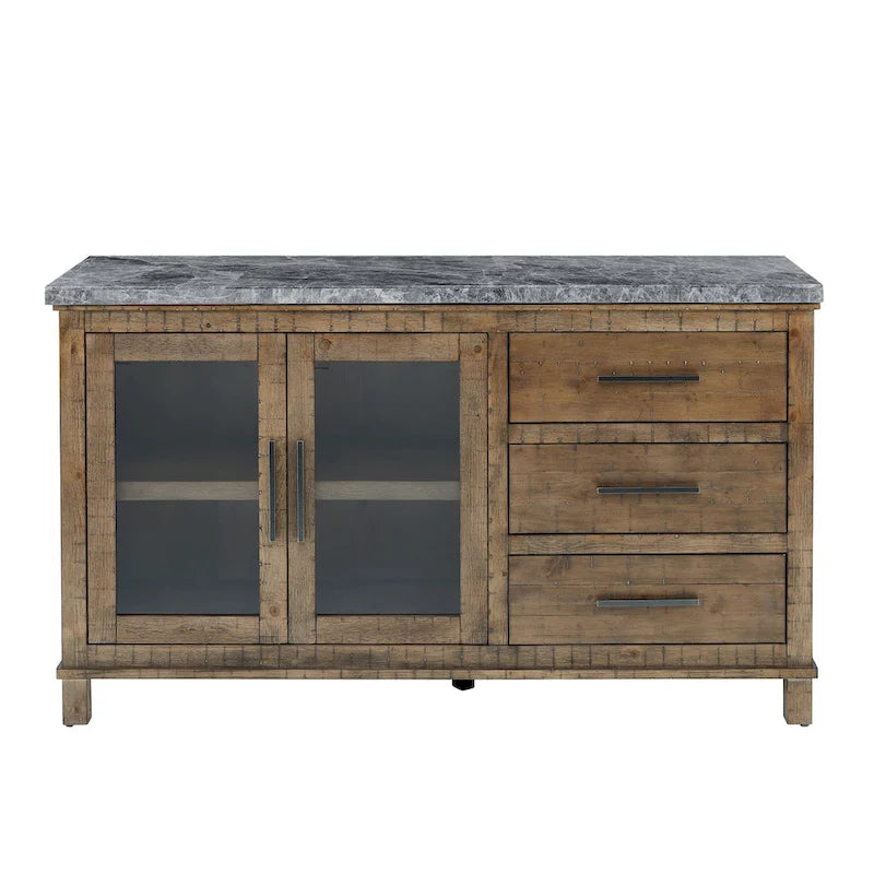 Steve Silver Marble Top Server