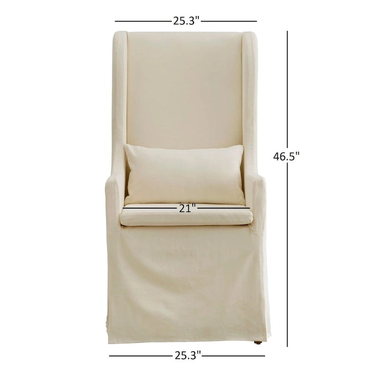 Poltrona da pranzo Potomac Wingback di iNSPIRE Q Artisan