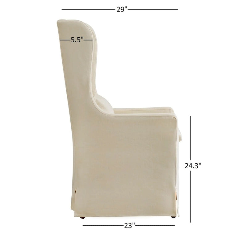 Poltrona da pranzo Potomac Wingback di iNSPIRE Q Artisan