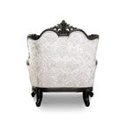 Furniture of America Clarissa Traditional Arm Chair with Button Tufted Back and Accent Pillow