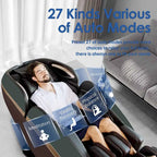 Ukuowu PS6500 4D Massage Chair with AI Care,Voice Control,Wireless charging and Super long SL Track