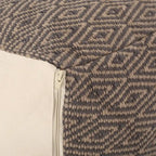 Boven Hand-Crafted Cotton Cube Pouf by Christopher Knight Home