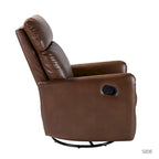 Lyle Manual Swivel Recliner with Metal Base