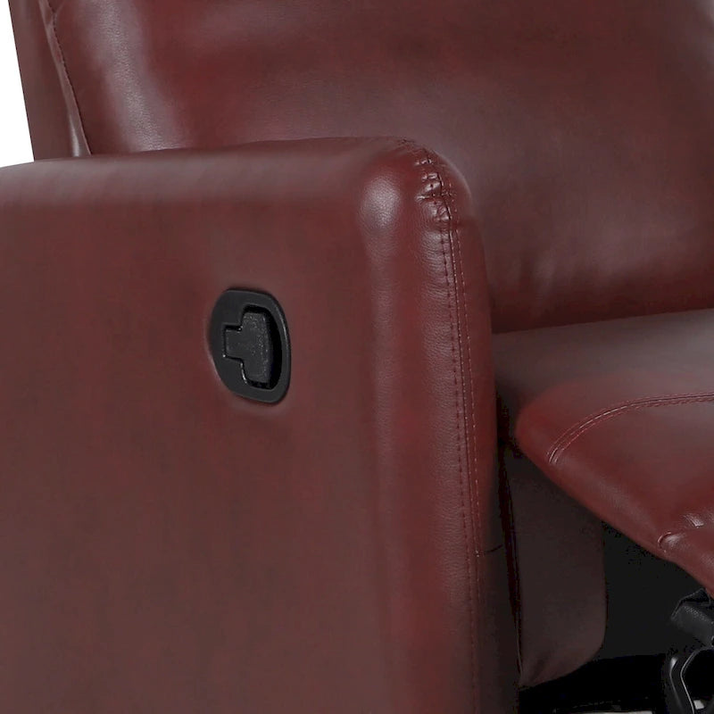Lyle Manual Swivel Recliner with Metal Base