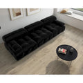 Divano componibile modulare Black Velvet a combinazione libera