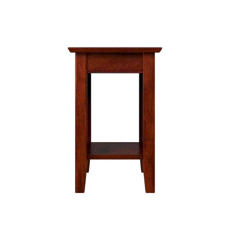 AFI Nantucket Chair Side Table with Built-in Charger