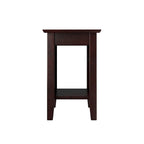 AFI Nantucket Chair Side Table with Built-in Charger