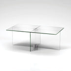 Silver Orchid Carlisle Glass Coffee Table