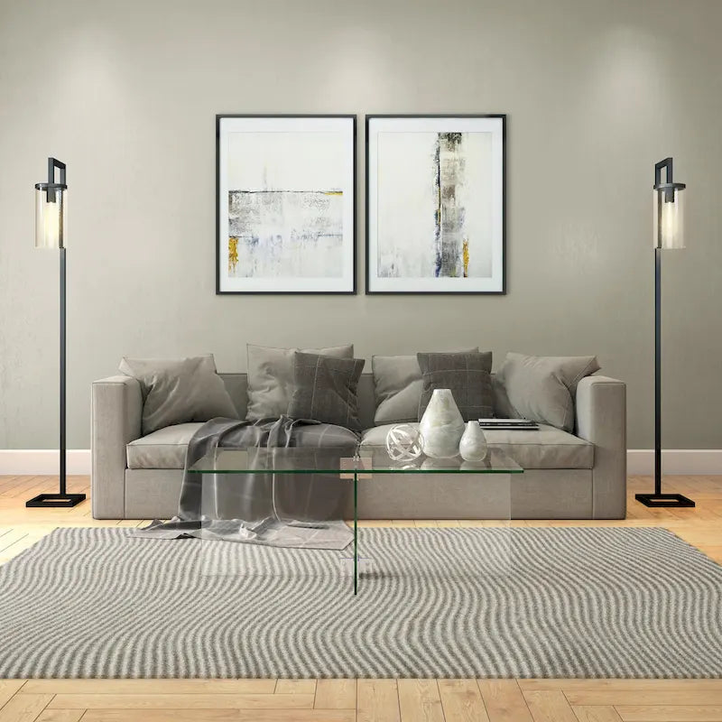 Silver Orchid Carlisle Glass Coffee Table