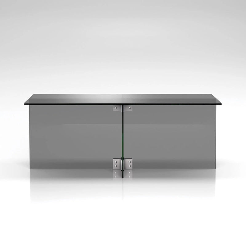 Silver Orchid Carlisle Glass Coffee Table
