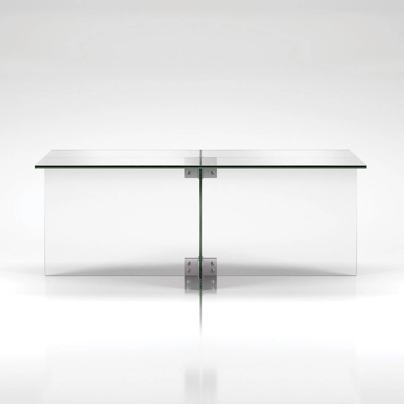 Silver Orchid Carlisle Glass Coffee Table