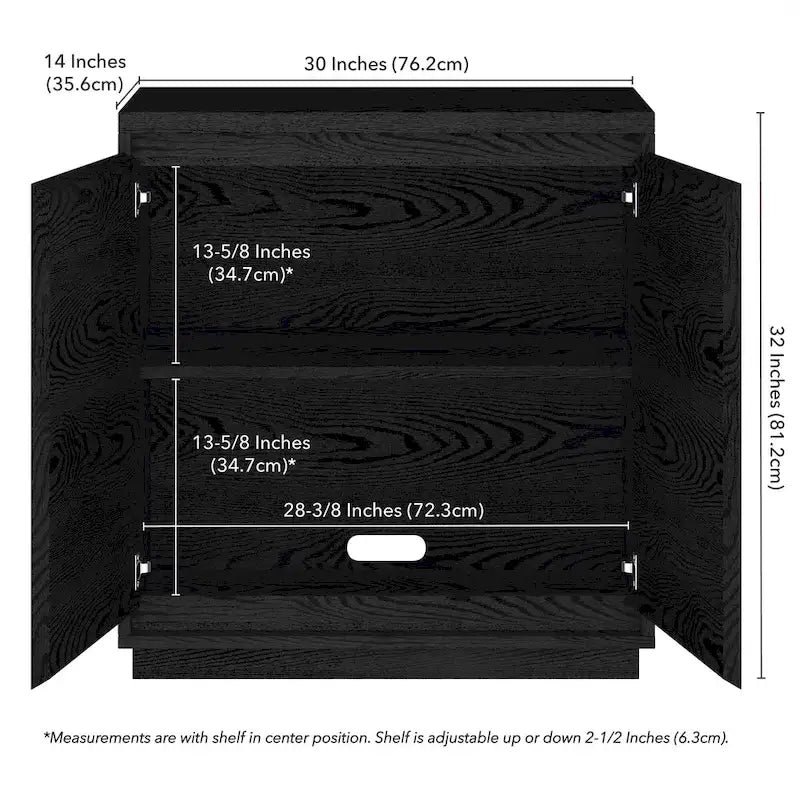 Presque 30 Wide Rectangular Accent Cabinet - 30 Wide