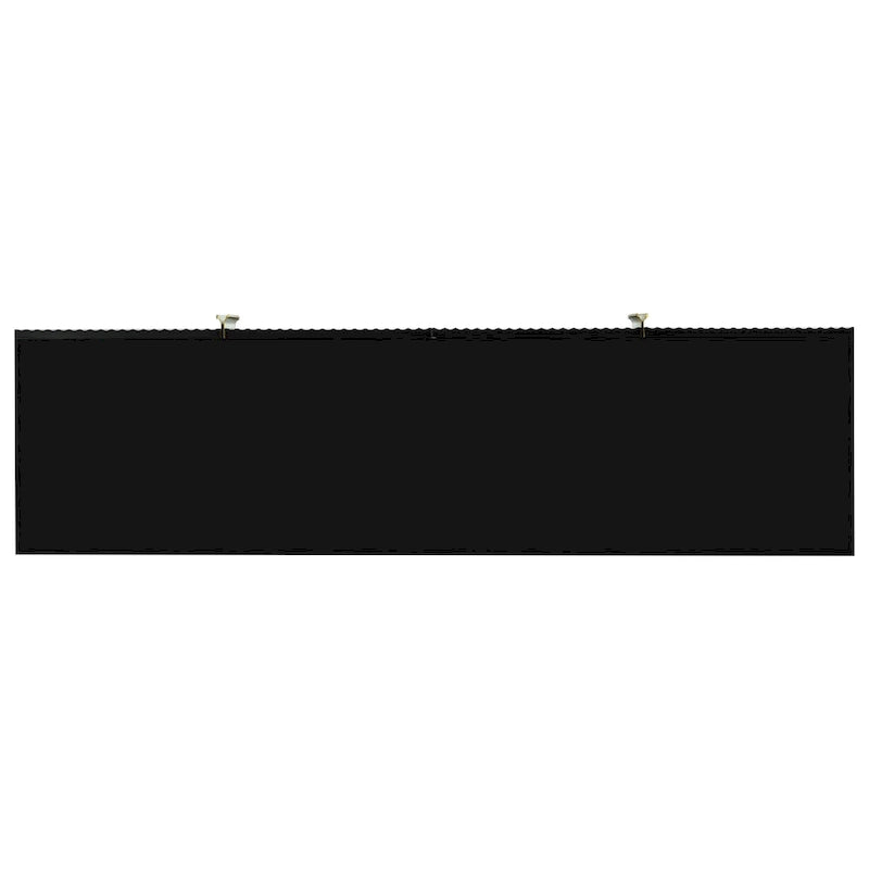 White 4-Door Sideboard with Gold Handles - 60 Inch