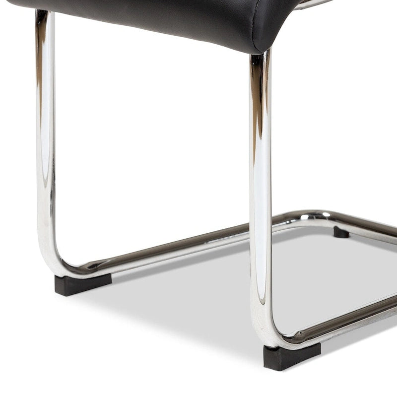 Modern Faux Leather Dining Chair 4-Piece Set by Baxton Studio