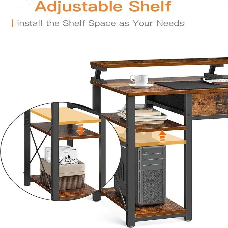 Computer Desk with Drawers
