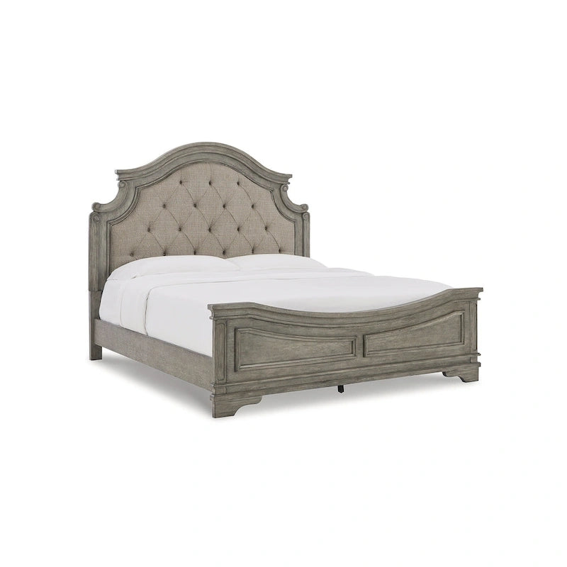 Signature Design by Ashley Lodenbay Letto a pannelli grigio anticato