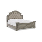Signature Design by Ashley Lodenbay Letto a pannelli grigio anticato