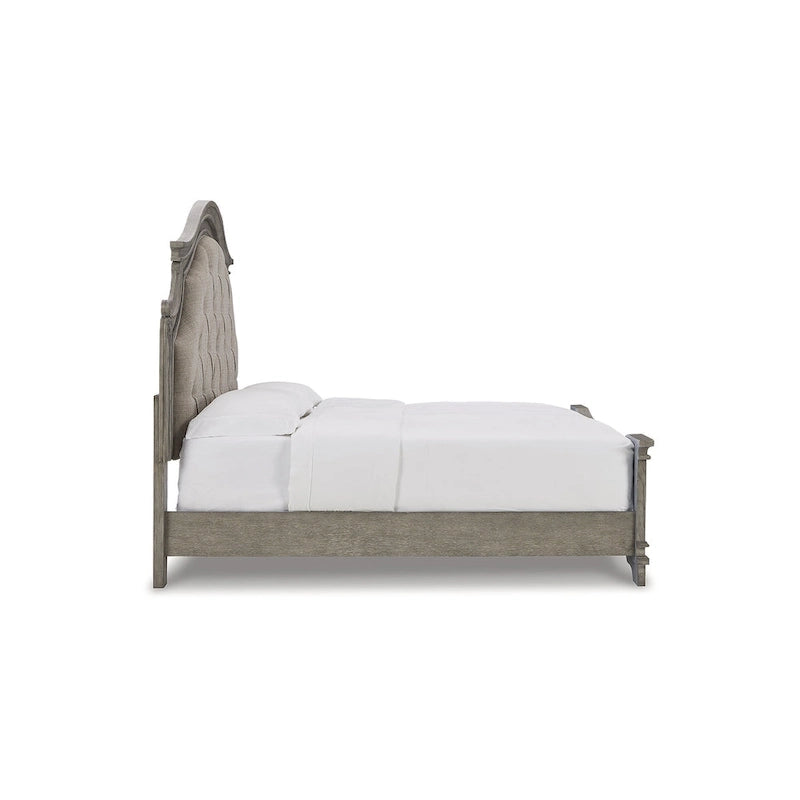 Signature Design by Ashley Lodenbay Letto a pannelli grigio anticato