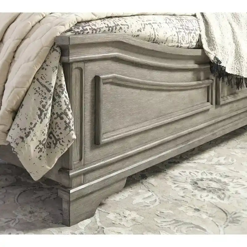 Signature Design by Ashley Lodenbay Letto a pannelli grigio anticato