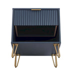 Manhattan Comfort Dumbo Mid Century Nightstand with 1 Drawer